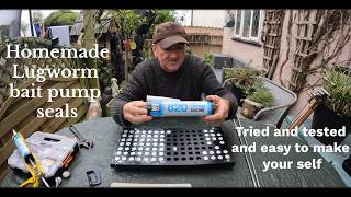 Make Your Own 22mm LUGWORM Bait Pump Seals Like a Pro [upl. by Galer266]