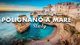 POLIGNANO A MARE 🇮🇹 ITALY 🇮🇹 PUGLIA 🇮🇹 WALKING TOUR 4K [upl. by Evangelist613]