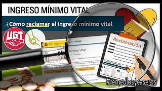 Ingreso minimo vital ⚖ ¿Cómo reclamar el ingreso mínimo vital Reclamación del IMV a través de UGT [upl. by Dupaix]