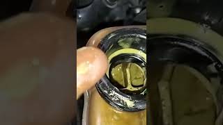 How to fix engine oil mixing with coolant shorts mechanic color leaks diy automobile [upl. by Sllew]