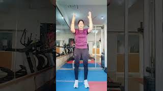 arm fat exercise 💪 gym Home  any place [upl. by Paulita]