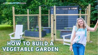 How to Put in a Raised Vegetable Garden [upl. by Whitman]