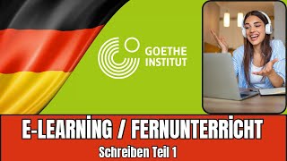 Fernunterricht  Goethe B2 Schreiben Teil 1  Forumsbeitrag schreiben Prüfungsvorbereitung [upl. by Silera]