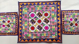 wall art  Hand Embroidery  Sindhi Work  Gamthi Bharat Kam [upl. by Pudendas]