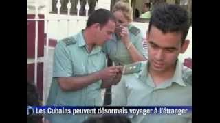 Les Cubains peuvent voyager à létranger première depuis 50 ans [upl. by Anerhs]