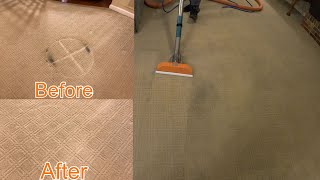 Cleaning dirty carpet for a repeat customer on a rainy day [upl. by Hebel]