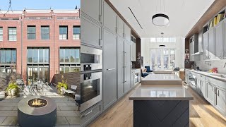 TOURING an ELEGANT COBBLE HILL BROOKLYN TOWNHOUSE  92 Amity Street  SERHANT Tour [upl. by Binette]