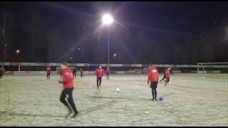 Fussballtraining Fussballspezifische Ausdauer  Ausdauerparcour mit Ball Dribbling u Pass [upl. by Anyala]