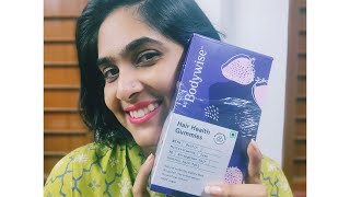 Be bodywise hair health gummies review for hairfall [upl. by Ahsiek]