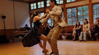 【TANGO DANCE】Eugene amp Alisa ユージンampアリサ quotCon una rosaquot Vinicio Caposselaアルゼンチンタンゴダンス 山中湖 [upl. by Pliske]