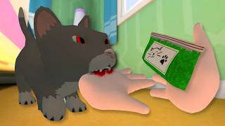 Baby Fights Back Against EVIL Cat in EPIC VR Showdown  Baby Hands VR [upl. by Kinnon713]