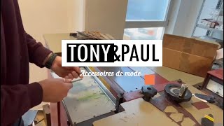 Fabrication des bretelles Tony et Paul dans notre atelier en Italie [upl. by Artinek]