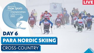 Lillehammer 2021  Para Nordic  CC  Men 18km amp Women 15km sitting  WPSS Championships [upl. by Melinda]