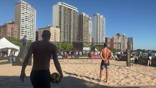 2023 Chicago AVP  DietrichFrishman v BudingerEvans  Round of 16 [upl. by Camellia]