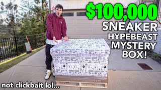 Unboxing The First Ever 100000 Hypebeast Mystery Box [upl. by Mckay]