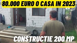 Cat costa sa construiești o casă in 2023 Suprafață 200 mp  80000 euro la rosu [upl. by Evers550]