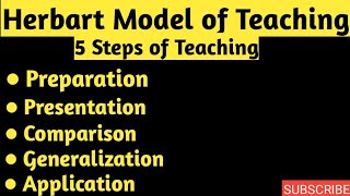 Herbarts Model of Teaching  Explain 5 steps of Herbart teaching in 5 minutes [upl. by Gross]