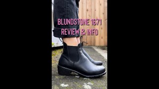 Review of Blundstone 1671 Heeled Chelsea Boots [upl. by Ilsa]