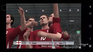 D Li MATCH ligue ANGLETERRE  ARGENTINE  PRO EVOLUTION SOCCER 5  PPSSPP [upl. by Jammie]