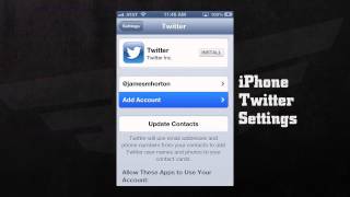 twitter setting for iphone [upl. by Ahsekar]