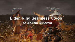 Elden Ring Supercut Seamless Coop Randomizer amp 2X Enemy Onslaught with the Arkfam [upl. by Asi]