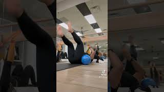 Tried mat Pilates for the first time pilates workout workoutmotivation gymgirl [upl. by Tarr649]