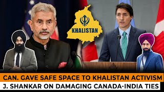 Canada Gave Safe Space To Khalistan Activism JaiShankar On Damaging CanInd Ties SOS 010224 P1 [upl. by Reo598]