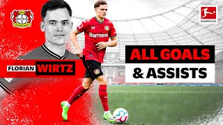 Florian Wirtz  All Goals amp Assists [upl. by Edivad]