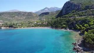 Kardamyli Mani GreeceVillage and surrounding CoastlinePart 2HD Drone Video [upl. by Eentruok]