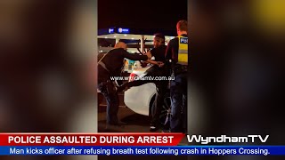 Driver Assaults Police During Arrest [upl. by Atekihs212]