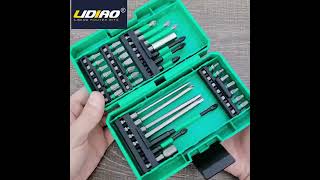 LIDIAO 35PCS Screwdriver Drill Bit Set [upl. by Natalie247]