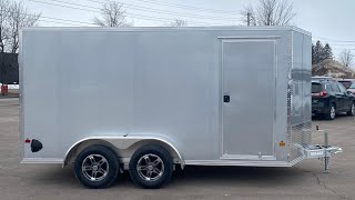 EZ HAULER 7X14 ENCLOSED TRAILER [upl. by Rainwater204]