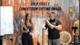 Cold Steels Competition Cutting Sword [upl. by Eellac]