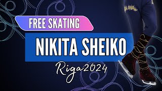 Nikita SHEIKO ISR  Junior Men Free Skating  Riga 2024 [upl. by Nuahsyt107]