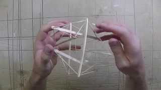 Instruction  Icosahedron Tensegrity [upl. by Anircam]