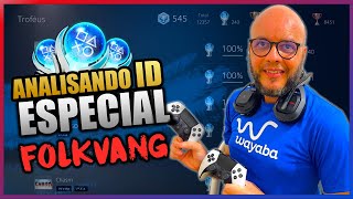 ANALISANDO ID AO VIVO  FOLKVANG  PSX TROPHIES [upl. by Tullusus]