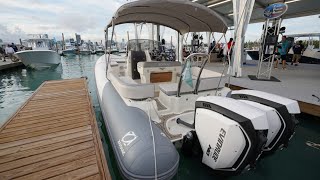 Zodiac NZO 760 Miami Boat Show [upl. by Atekin926]