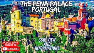 quotDiscover Pena Palace Explore Portugals Fairytale Castle in Stunning 360° Virtual Tour amp Historyquot [upl. by Athiste]