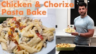 MEALS WITH MARTY  Chicken amp Chorizo Pasta Bake [upl. by Nepil]