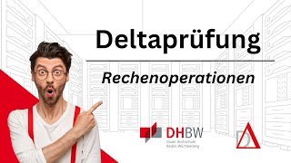 Die Deltaprüfung der DHBW Rechenoperationen  PlanToDelta [upl. by Imik]