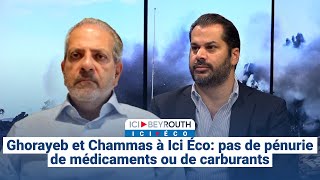 Ghorayeb et Chammas à Ici Éco pas de pénurie de médicaments ou de carburants [upl. by Eirased]