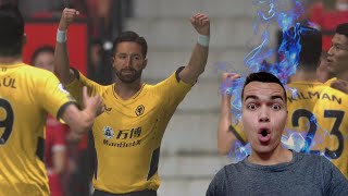 JOAO MOUTINHO GOAL VS MAN UNITED 01 FOR WOLVES [upl. by Rosamond]