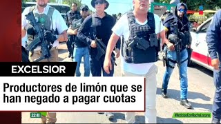 Crimen organizado corta árboles de limoneros en Michoacán [upl. by Chancellor91]