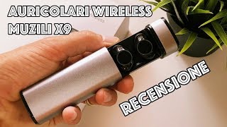 Recensione auricolari bluetooth MUZILI Sono senza fili e ti stupiranno 40€ [upl. by Yelssew]