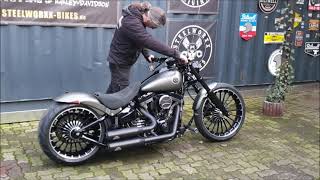 HarleyDavidson Breakout  Custombike [upl. by Alyworth419]