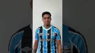 FALA MEU CAMISA 9⃣ recado de Matias Arezo novo atacante do Grêmio 💪🏻🇪🇪 [upl. by Elin634]