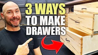 3 Ways To Build EASY DIY Drawers  Good Better Best [upl. by Mairb]