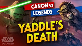 How Yaddle Died  Star Was Canon vs Legends [upl. by Yelda]