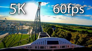 Hyperion front seat onride 5K POV 60fps Energylandia [upl. by Elockcin656]