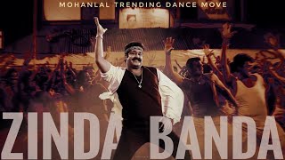 Mohanlal Dance  Celebrating Lalettans trending Dance move  Zinda Banda  Jawan movie song  A10 [upl. by Nosnar]